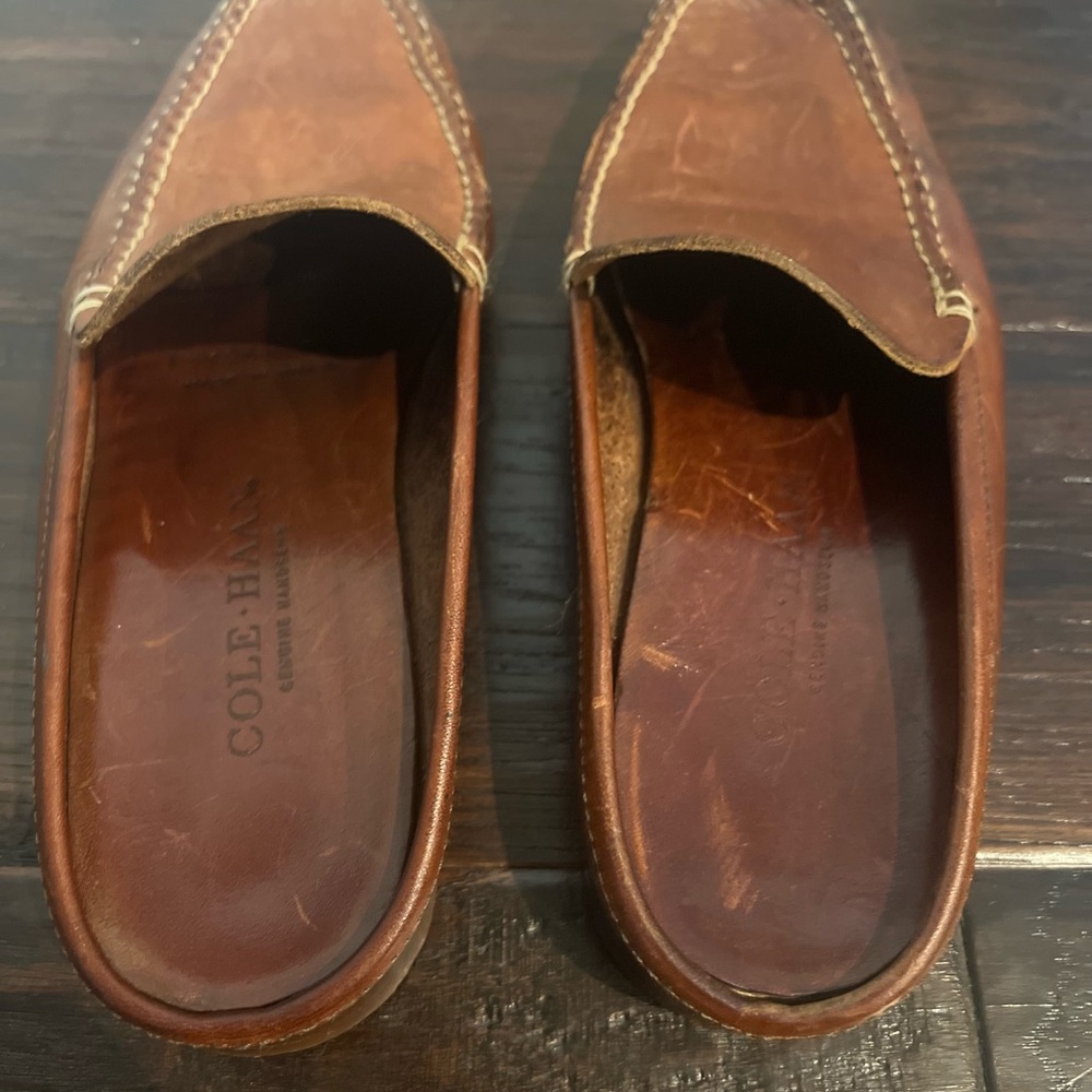 COLE HAAN Women’s Brown Leather Loafers - Picture 3 of 4